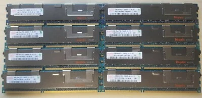 32GB (8 x 4GB) PC3-10600R DDR3-1333 ECC Server RAM Memory Hynix HMT151R7BFR4C-H9 - Image 1 of 3