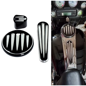 Kraftstoff Tank Tür Dash Track Einsatz Zündung Kappe Für Harley Touring 2008-13 - Picture 1 of 11