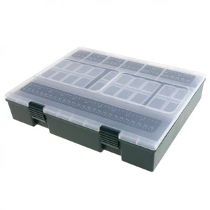 Large Capacity Carp Fishing Tackle Box Case with Ruler Built-in 6 Separate Box - Picture 1 of 11