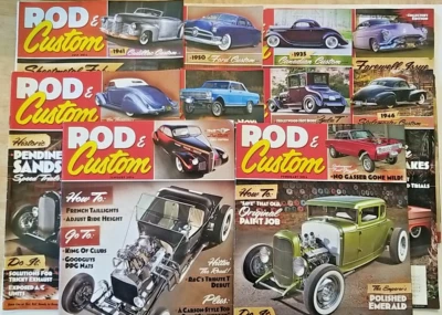 Rod & Custom Magazine 10x 2014 How To's 36 Ford 41 Caddy Farewell Issue Collect - Image 1 of 4