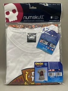 Crash Bandicoot Numskull T Shirt Men's Medium Size Aku Aku Mask New - Picture 1 of 3