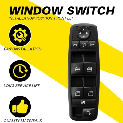 Interruptor de control eléctrico de ventana lado del conductor para Mercedes-Benz R350 GL350 GL450 GL550 Foto 1 de 4