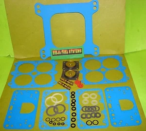 HOLLEY 4150 REBUILD KIT W/ BLUE NON STICK GASKETS 650 750 830 850 & MORE - Picture 1 of 7