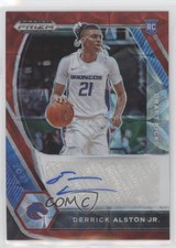 2021-22 Panini Prizm Draft Picks Choice Red /88 Derrick Alston Jr #DP-DAJ Auto