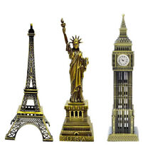 Metal Paris Eiffel Tower, Statue of Liberty,Big Ben Tower Decor Gifting Special.