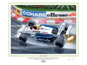 Aryton Senna- Senna's Arrival- Tolman Hart Turbo -F1-Monaco Grand Prix 1984. - Picture 1 of 4