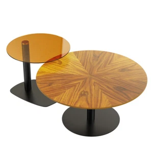 Mesa auxiliar mesa de centro haya central madera maciza mesa de salón engrasada mesa de juego DE - Imagen 1 de 11