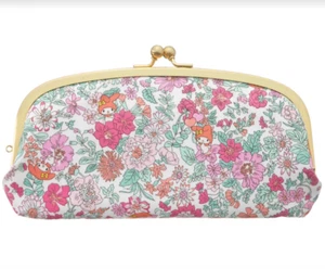 Cyalel Yahata Sanrio Verschluss lange Geldbörse My Melody Blumenmuster rosa mit Box Japan - Bild 1 von 11