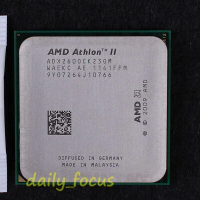 AMD Athlon II X2 260 3.2 GHz CPU Processor ADX260OCK23GM 533 MHz Socket AM3 2 MB - Image 1 of 2