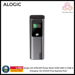 Alogic Ark 27KmAH Power Bank 140W USB-C/USB-A Charging *AU STOCK*Free Express Po - Picture 1 of 1