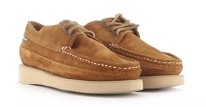 SEBAGO Hombre COÑAC MAKWA GAMUZA Marrón Zapato Talla 7 - Imagen 1 de 5