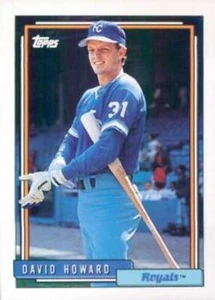 #641 David Howard - Kansas City Royals - 1992 Topps Baseball - Picture 1 of 1