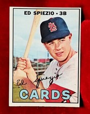 1967 O-Pee-Chee ED SPIEZIO #128 60s Card NM-MT OC Cardinals Team vtg Topps 