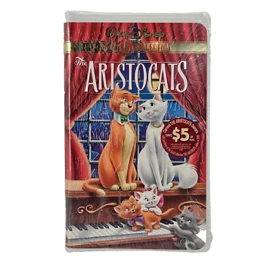 The Aristocats #19696 Walt Disney's Gold Classic Collection VHS Factory Sealed - Image 1 of 4