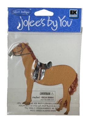 Horse~Saddle~Dimensional Scrapbook Sticker Embellishment~Jolee's By You~VTG~New - Image 1 of 2