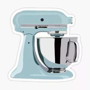 Baker Loves Baking Kitchen Mixer Vinyl Decal Sticker for Phone Laptop Bumper - Picture 1 of 1