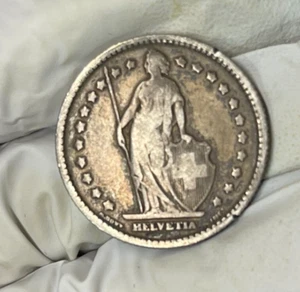 1903 Switzerland One Franc Silver Coin - Picture 1 of 7