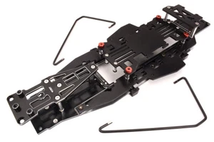 Chasis mecanizado Billet con cubierta superior compuesta para Traxxas 1/10 Drag Slash 2x2 - Imagen 1 de 1