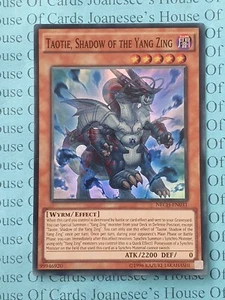 NECH-EN031 Taotie, Shadow of the Yang Zing Super Rare Yu-Gi-Oh Card (Unl) New - Picture 1 of 4