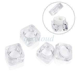 5g Empty Clear Plastic Cosmetic Jars Eye Cream Storage Container - Picture 1 of 14