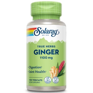 Solaray Ginger Root 550mg | 100 VegCaps - Picture 1 of 6