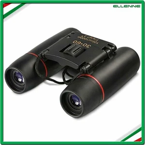 ✅ MINI BINOCOLO VISIONE NOTTURNA 30X60 CACCIA MILITARE CAMPING MONTAGNA ✅ - Foto 1 di 6