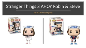 Stranger Things - ¡AHOY! Robin & Steve Juego de 2 Funko Pop en caja individual! Vin - Imagen 1 de 1