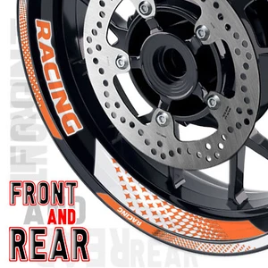 Orange GP07 Rim Vinyl Decal Sticker For Triumph STREET CUP STREET TWIN - Picture 1 of 16