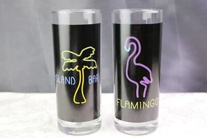 Home Essentials BLACK NEON große Glasbecher Tom Collins Buyer's Choice Bar - Bild 1 von 7