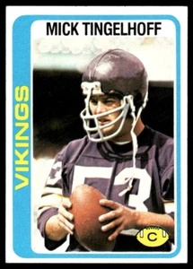 Topps Mick Tingelhoff Minnesota Vikings 1978 #451 - Imagen 1 de 2