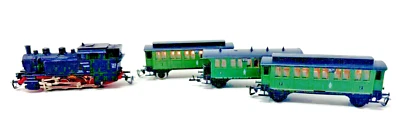 TT Bahn Dampflokomotive BR 92 6582 - Personenwagen 1753 + 1753 + 2671 f. Bastler - Bild 1 von 4