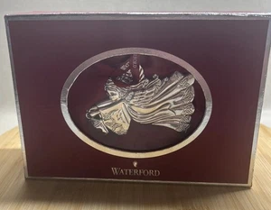 Waterford Crystal Angel Ornament silver lantern Christmas 2011 noel - Picture 1 of 11