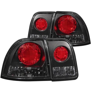 Anzo 221039 Tail Lights Black Housing Clear/Red Lens fits 96-97 Honda Accord - Picture 1 of 2