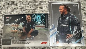 Topps F1 Lewis Hamilton 100 Pole Commemorative Card Chrome Set New - Picture 1 of 1