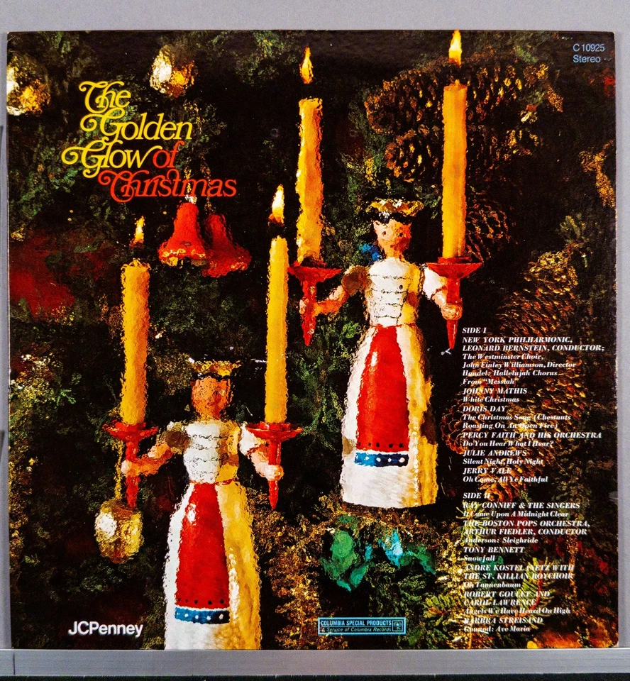 THE GOLDEN GLOW OF CHRISTMAS 1972 LP COMPILATION Vinyl Record Album EX/EX C10925 - Image 1 of 4