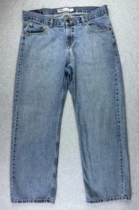 Levis 505 Denim Jeans Relaxed Fit Boys 16 Husky Sz 34х28 Blue - Picture 1 of 9