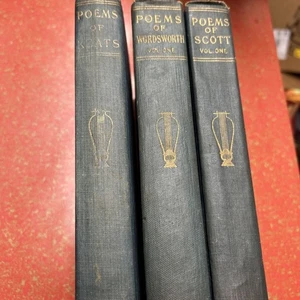 Vintage Poems Of Keats, Wordsworth, Scott, Shelley Set Of 4 Books 1902 - Picture 1 of 11