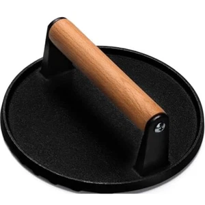 Prensa de Hamburguesas, 6"/7" Redonda Smash Bacon Press Carne Steak - Imagen 1 de 10