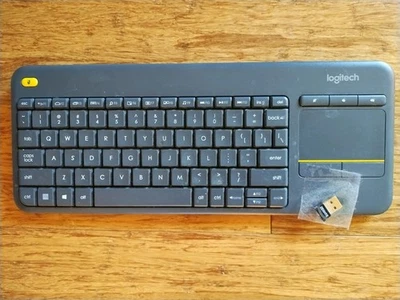 Logitech K400+ TKL Wireless Membrane Keyboard for PC/TV/Laptop/Tablet w/Receiver - Image 1 of 3