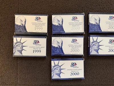 Lot of US Mint 9 Proof Sets and 22 First Day Covers - Image 1 of 4