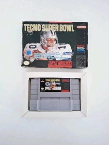 Tecmo Super Bowl (Super Nintendo Entertainment System, 1993) mit Karton lesen - Bild 1 von 15