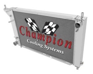 Cold Champion 4 Row All Aluminum Radiator for 1996 Ford Mustang V8 Engine - Foto 1 di 7