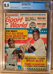 Willie Mays, Frank Robinson, Sport World, CGC 8.5 Newsstand, August 1967 - Picture 1 of 4