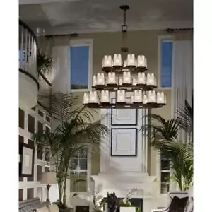 Justice Design Chandelier - FSN-8712-10-MROR-DBRZ - Picture 1 of 1