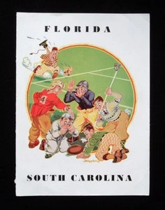 1940's Salesman's Sample? Football Program COVER: *Florida vs. South Carolina* - Picture 1 of 3