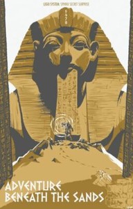 Original LEGO Art 5978 Sphinx Secret Surprise Adventurers Egyptian 11"x17"Poster