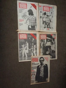 New Musical Express - Lot of 5 1976 issues (Jan-Nov) Zeppelin/Damned/Lou Reed - Picture 1 of 1