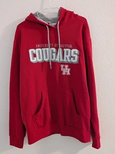 University of Houston Cougars Red Hoodie Champions Athletics Size Adult Medium - Picture 1 of 7