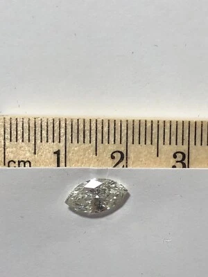 Diamante Marqués Billiant de 1,04 quilates. Color GIA J. I1 Claridad. Foto 1 de 4