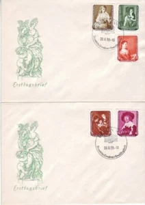 Germany (E) - Anniversaries, Events, People & Wildlife (13no. FDC's) 1959 - Picture 1 of 11